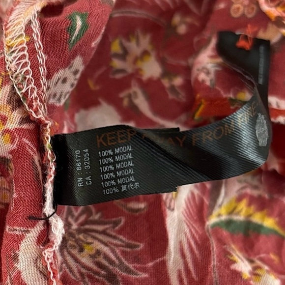 Anthropologie Rust and Cream Floral Dress - Picture 14 of 14